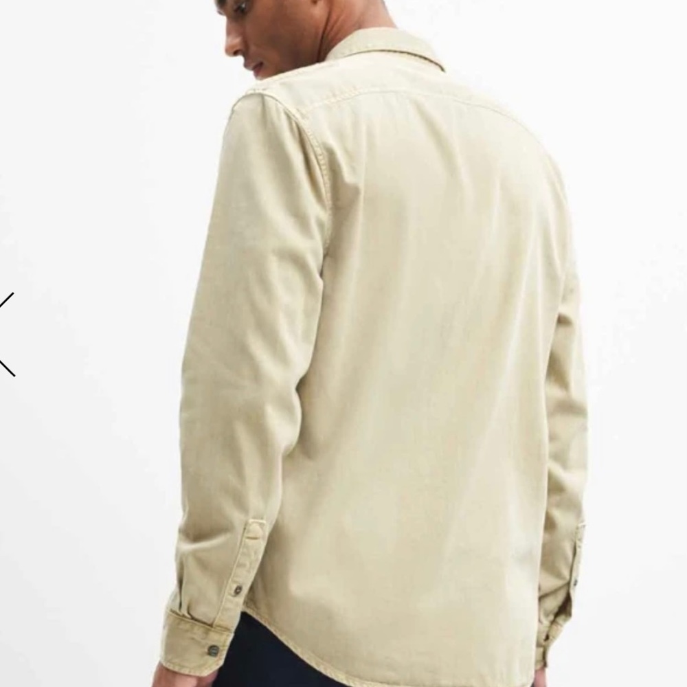 7 For All Mankind NWOT Mens Double Pocket in Sand - Picture 3 of 4